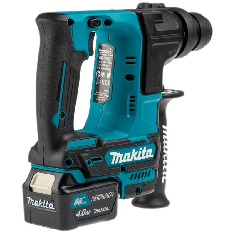 Makita Rotary Hammer Drill Cordless HR166D 12V Brushless Motor 16mm SDS Plus 680rpm HR166D