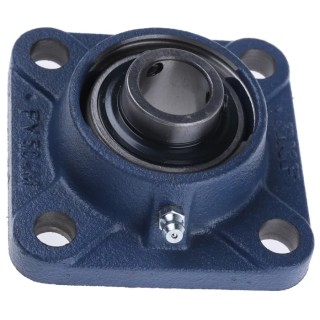 SKF 4 Hole Flange Bearing Unit Cast Iron Body 20 mm Inside Diameter 86 mm Length FY 20 TF