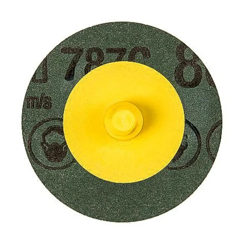 3M 787C Ceramic Grinding Disc, 50 mm Diameter, P80 Grit, Roloc Attachment System 89699
