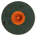 3M 787C Ceramic Fibre Abrasive Disc, 75 mm Diameter, P60 Grit, Fibre Backing, Roloc™ Attachment 89695