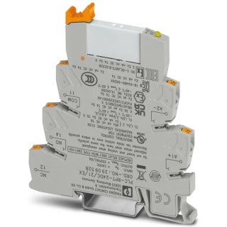 Phoenix Contact Electromechanical Interface Relay PLC-RPT-24DC/21/EX, DIN Rail Mount, 24V DC Coil, SPDT, 9mA Coil 2909528