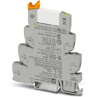 Phoenix Contact Electromechanical Interface Relay PLC-RSC-24DC/21/EX, DIN Rail Mount, 24V DC Coil, SPDT Contact, 9mA 2909524