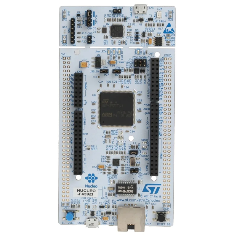 STMicroelectronics STM32 Nucleo-144 ARM MCU Development Board with STM32F439ZI Microcontroller NUCLEO-F439ZI