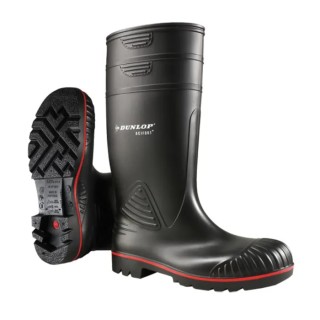 Dunlop Acifort Black Red Men's Safety Boots Stainless Steel Toe Cap EN ISO 20345:2011 CE A442031