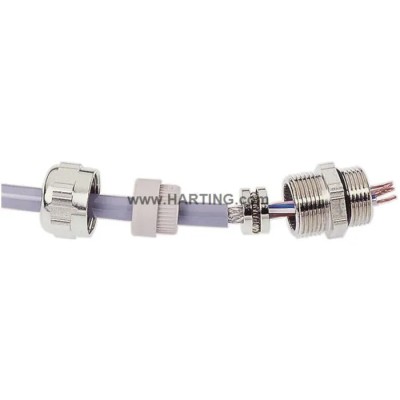 HARTING Metal Heavy Duty Power Connector Accessory Cable Clamp 8 mm Max. Bundle 19620005084
