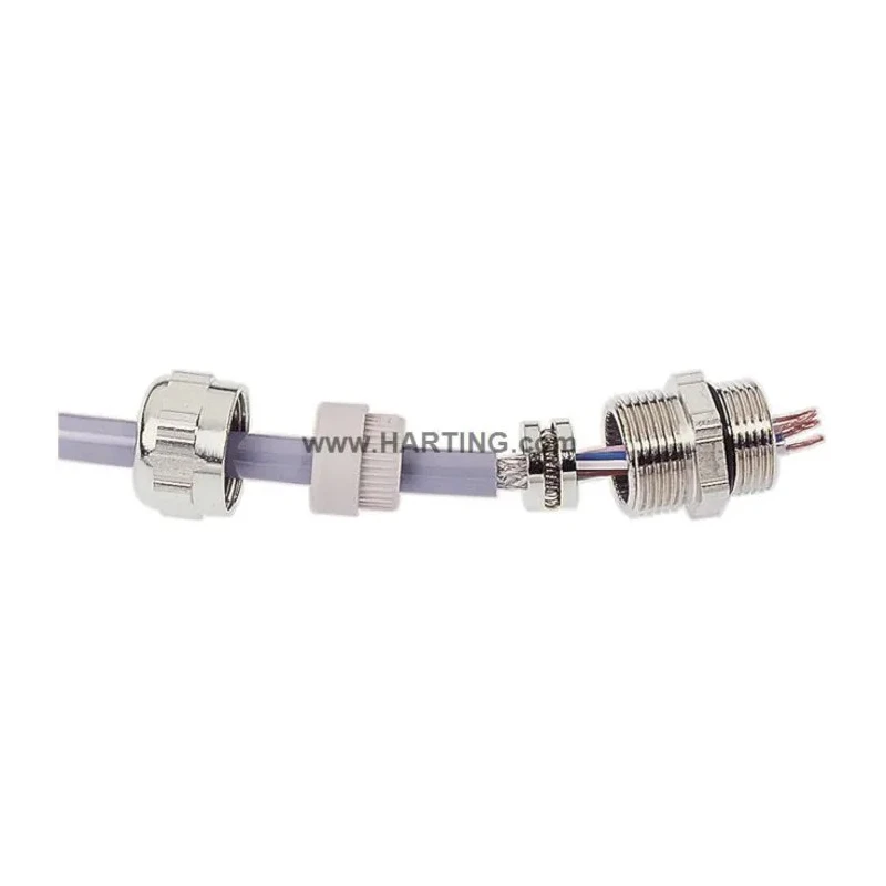 HARTING Metal Heavy Duty Power Connector Accessory Cable Clamp 8 mm Max. Bundle 19620005084
