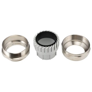 HARTING Cable Gland Han CGM-M Series Thread Size M50, Brass, 250V, For Connector 19000005086