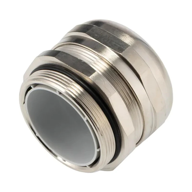 HARTING Cable Gland Han CGM-M Series Thread Size M50, Brass, 250V, For Connector 19000005086