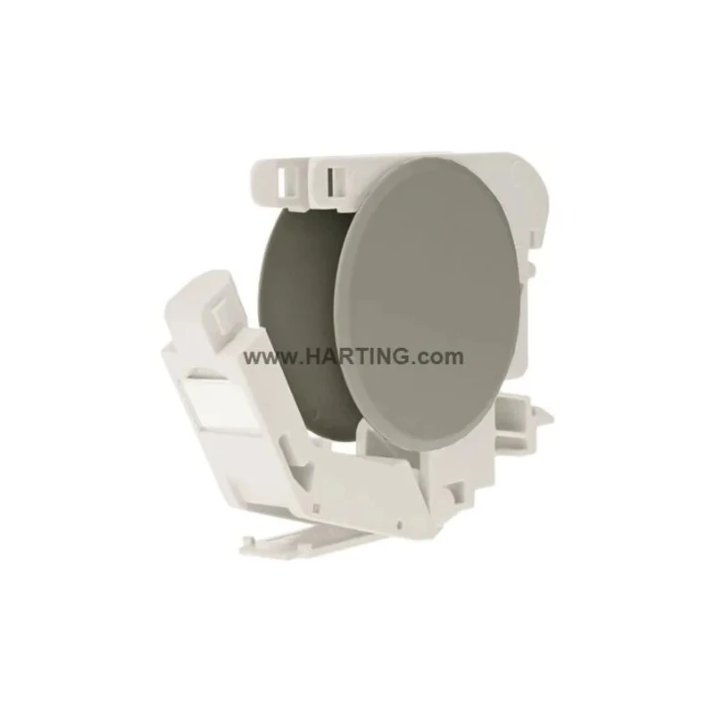 HARTING Black Aluminium Outlet Cover Set 250V HARTING RJ Industrial Series 09458510001