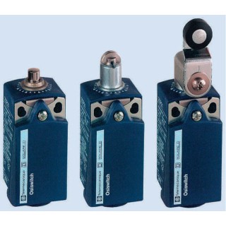 Telemecanique Sensors OsiSense XC Series Roller Plunger Limit Switch, 1 NO/1 NC, IP66 IP67, Plastic Housing XCKP2128P16