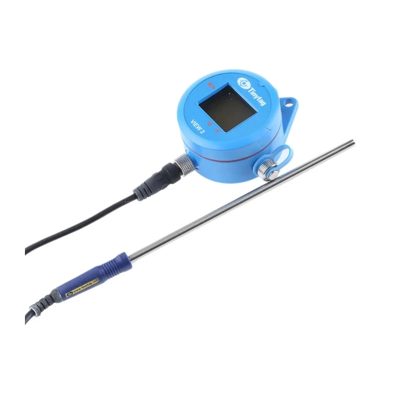 Gemini Temperature Data Logger View 2 TV-4020, 2 Channel, Serial USB Interface, LCD Display, IP65, ±0.35 °C TV-4020-PK-RS