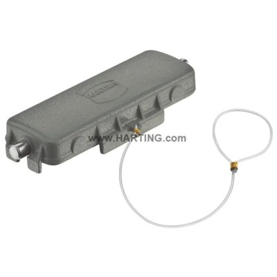 HARTING Protective Cover Han B Series 24B Size, 250V, Single Lever Locking 09300245436