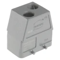 HARTING Han B Range Heavy Duty Power Connector Hood 2 Lever Cable Mount, Die Cast Aluminium Body IP65 IP66 IP67 19300100465