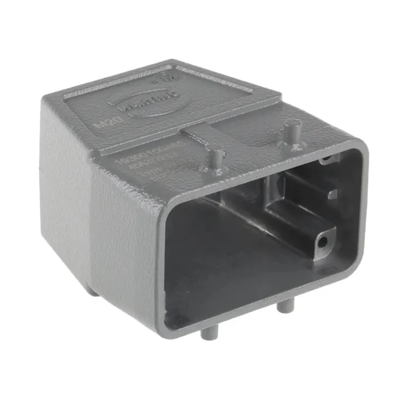 HARTING Han B Range Heavy Duty Power Connector Hood 2 Lever Cable Mount, Die Cast Aluminium Body IP65 IP66 IP67 19300100465