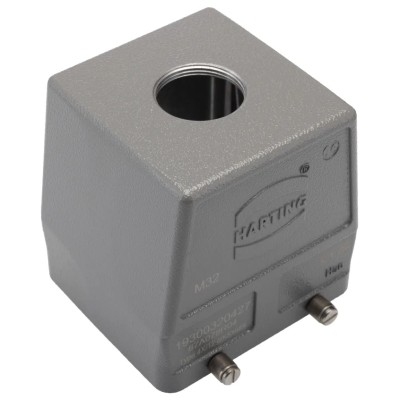 HARTING Han B Range Heavy Duty Power Connector Hood 2 Lever M32 Die Cast Aluminium IP65 19300320427