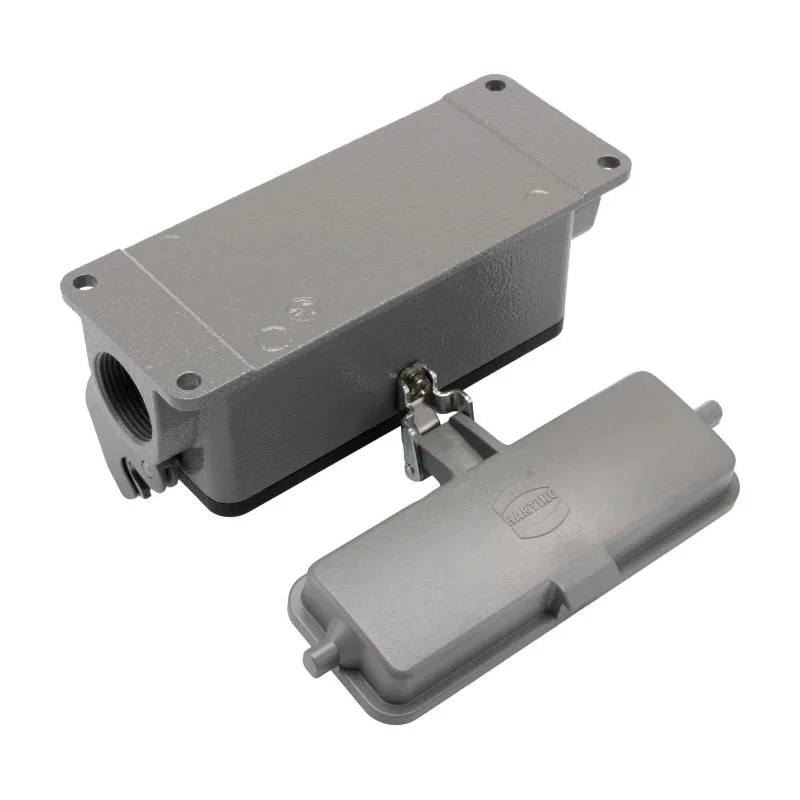 HARTING Han B Range Heavy Duty Power Connector Housing Die Cast Aluminium Surface Mount IP65 1 Lever 24B 19300241296