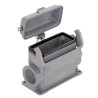HARTING Han B Range Heavy Duty Power Connector Housing Surface Mount Die Cast Aluminium IP65 1 Lever 16B 19300167297
