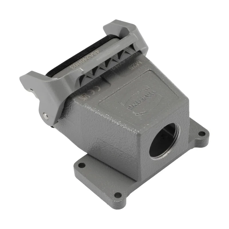 HARTING Heavy Duty Power Connector Hood Die Cast Aluminium IP65, M25 Thread Size Han B Series 19300060716