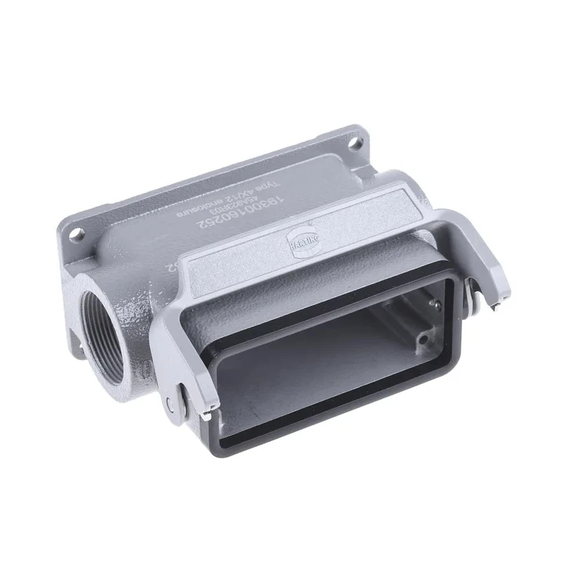 HARTING Han B Range Heavy Duty Power Connector Housing Surface Mount Die Cast Aluminium IP65 16B 19300160252