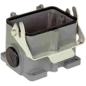 HARTING Han B Range Heavy Duty Power Connector Housing Base 1 Lever Surface Mount Die Cast Aluminium IP65 19300480293