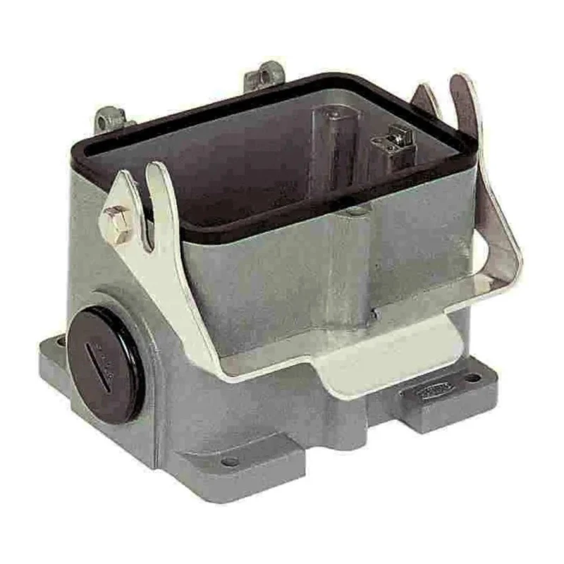 HARTING Han B Range Heavy Duty Power Connector Housing Base 1 Lever Surface Mount Die Cast Aluminium IP65 19300480293