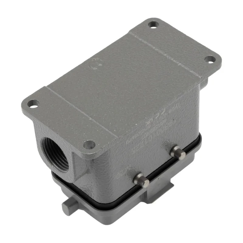 HARTING Han B Range Heavy Duty Power Connector Housing Plastic Cover, Surface Mount, Die Cast Aluminium Body 19300101225