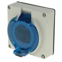 Schneider Electric Surface Mount Industrial Socket 2P+E 16A 250V IP66 Grey 