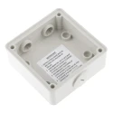 Schneider Electric Grey Polycarbonate Surface Mount Back Box 1 Gang 101mm x 38mm 56ES1GY