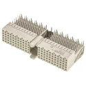 TE Connectivity Z-PACK HM 2 mm Pitch Hard Metric Type A Backplane Connector Right Angle Female 25 Column 5 Row 110 5352068-1