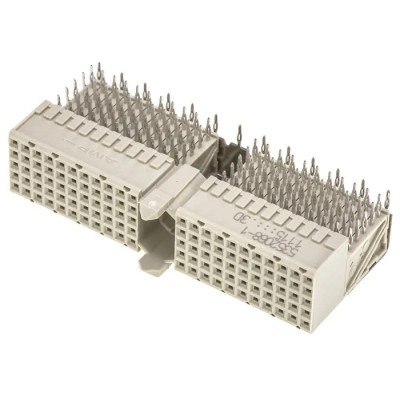 TE Connectivity Z-PACK HM 2 mm Pitch Hard Metric Type A Backplane Connector Right Angle Female 25 Column 5 Row 110 5352068-1