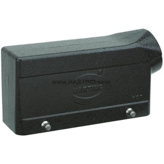 HARTING Heavy Duty Power Connector Hood Han M Series 2 Lever Locking Die Cast Aluminium IP65 19370101520