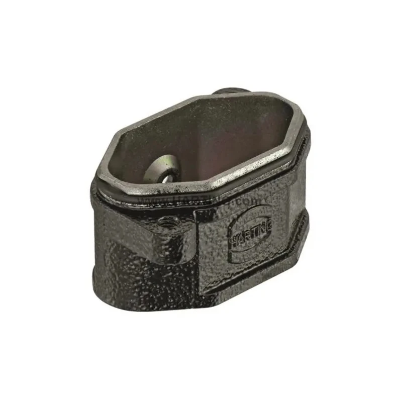 HARTING Heavy Duty Power Connector Housing Bulkhead Mount Die Cast Zinc IP65 IP68 IP69 3 09407030311
