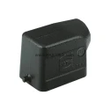 HARTING Han M Range Heavy Duty Power Connector Hood, 1 Lever Locking, Die Cast Aluminium, IP65, Thread M20, Model 19370061540