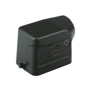 HARTING Han M Range Heavy Duty Power Connector Hood, 1 Lever Locking, Die Cast Aluminium, IP65, Thread M20, Model 19370061540