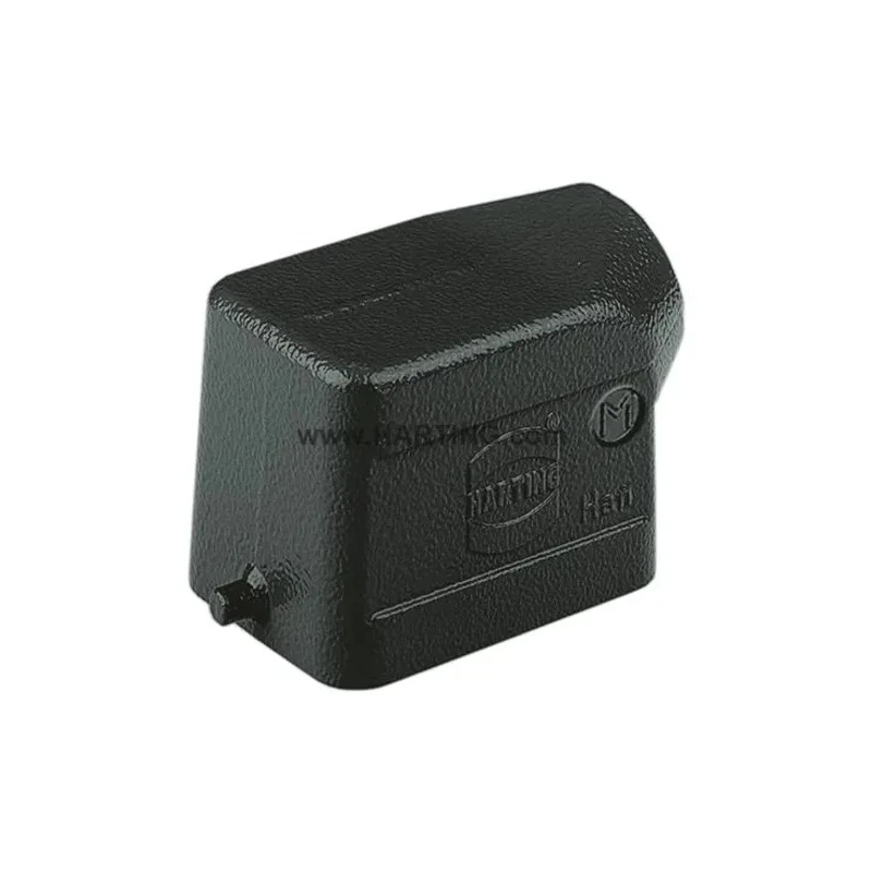 HARTING Han M Range Heavy Duty Power Connector Hood, 1 Lever Locking, Die Cast Aluminium, IP65, Thread M20, Model 19370061540