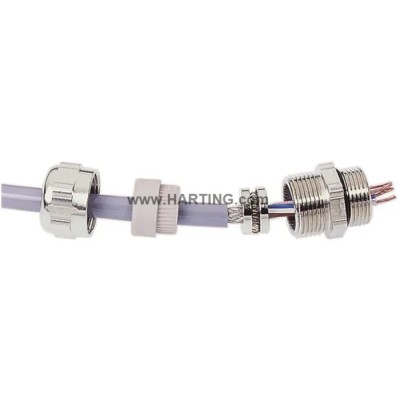 HARTING Cable Clamp Metal EMC Series Thread Size M20 for Connectors 19620005082