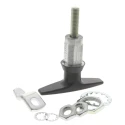 Southco Black Die Cast Zinc Locking Handle T-Handle 82.5mm Powder Coated E3-11-25