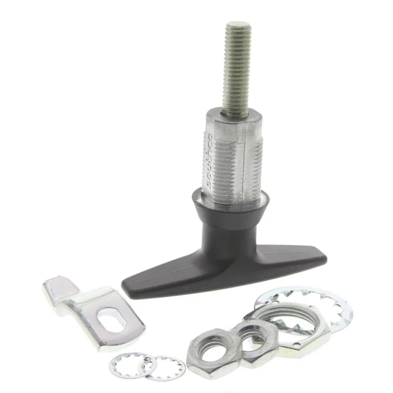 Southco Black Die Cast Zinc Locking Handle T-Handle 82.5mm Powder Coated E3-11-25