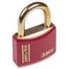ABUS Keyed Brass Safety Padlock Weatherproof, 6 mm Shackle Diameter, 23 mm Shackle Length, 40 mm T84MB/40 ROUGE SAFETY FIRST
