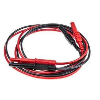 RS PRO Fused Insulated Test Lead Kit CAT II 20A, 1.2m Lead Length, IEC 1010 340-2421
