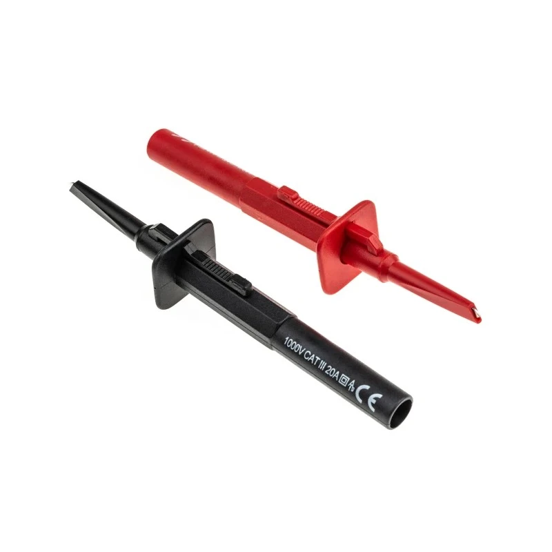 RS PRO Fused Insulated Test Lead Kit CAT II 20A, 1.2m Lead Length, IEC 1010 340-2421