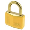 ABUS Keyed Brass Safety Padlock Weatherproof 6 mm Shackle 40mm Body XR0084Y 40