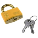 ABUS Keyed Brass Safety Padlock Weatherproof 6 mm Shackle 40mm Body XR0084Y 40