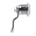 Euro-Locks a Lowe & Fletcher group Company 3-head Spanner Lock, 25 mm Panel-to-Tongue Depth, Chrome Finish 0013022