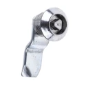 Euro-Locks a Lowe & Fletcher group Company 3-head Spanner Lock, 25 mm Panel-to-Tongue Depth, Chrome Finish 0013022