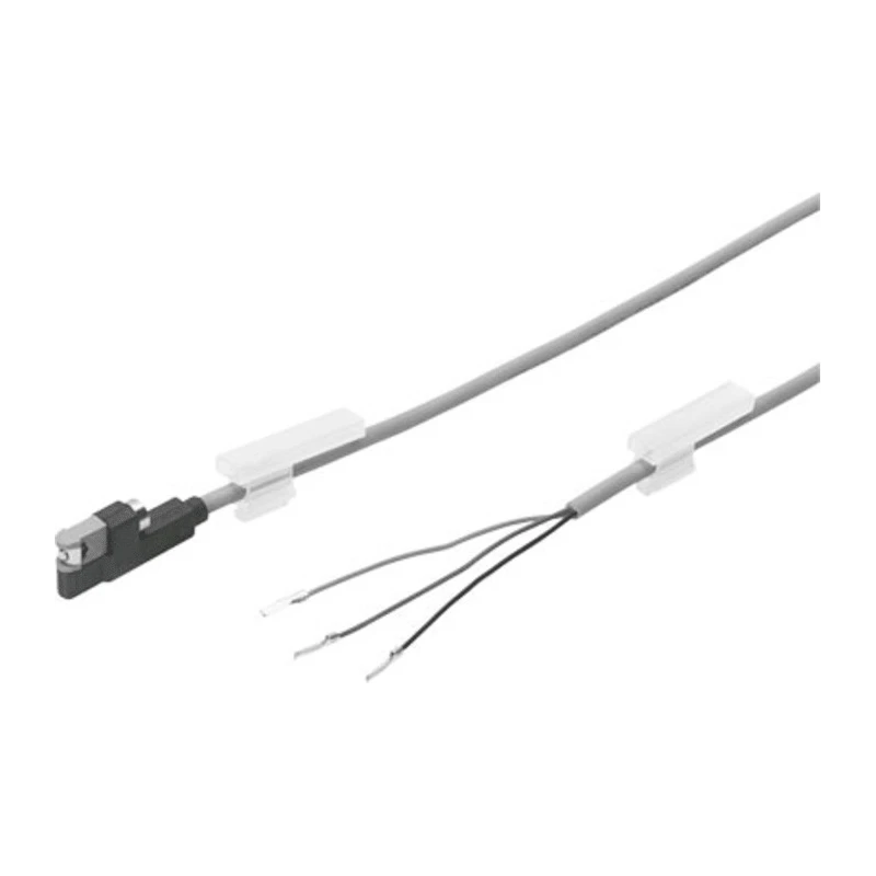 Festo Pneumatic Position Detector Plug M8X1 Cable 3-Wire 3-Pin, IP68 IP65 30V dc SMT-10G-PS-24V-E-2,5Q-OE