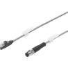 Festo Cable with Plug Pneumatic Position Detector, IP68, IP65 30V dc, SMT-10G-PS-24V-E-0,3Q-M8D