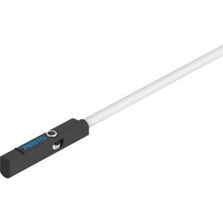 Festo Pneumatic Position Detector Open End Cable 24V DC LED Indicator IP65, IP68 SMT-10M-ZS-24V-E-2,5-L-OE