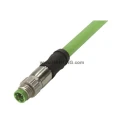 HARTING Male 4 Way Straight to Male 4 Way Straight Sensor Actuator Cable 7.5m 2134C7C7477075