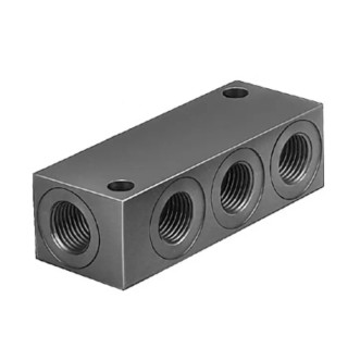 Festo FR-4 series Aluminium 3 Station G1/2 Thread Pneumatic Manifold FR-4-1/2-B